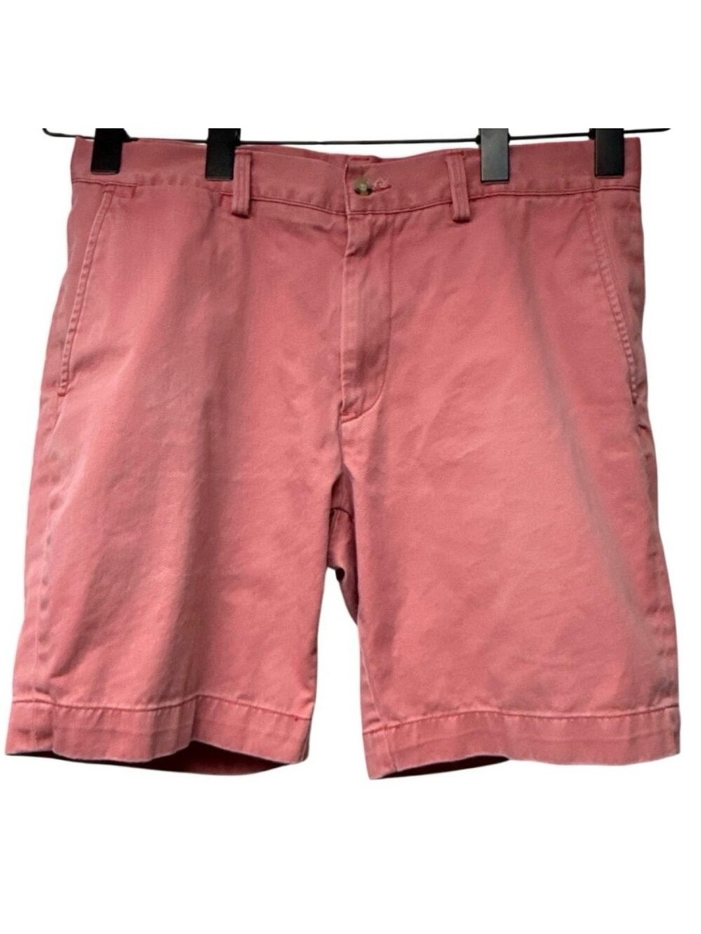 Polo Ralph Lauren Men’s Size 33 Red Pink Chino Shorts 9” Inseam Preppy Classic